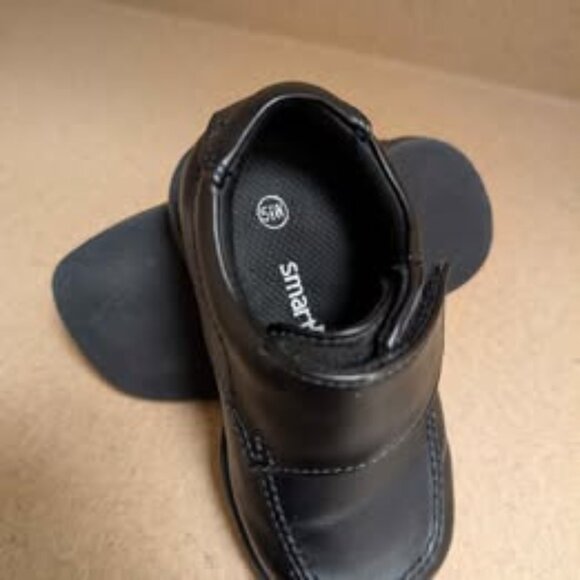 SmartFit  Boys' Toddler Black Dress Shoes - Picture 2 of 5